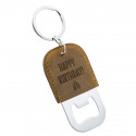 Gepersonaliseerde Flesopener Sleutelhanger van Echt Leer Gepersonaliseerde Flesopener Sleutelhanger van Echt Leer