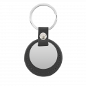 Gepersonaliseerde Gegraveerde Ronde Sleutelhanger met Leer Gepersonaliseerde Gegraveerde Ronde Sleutelhanger met Leer