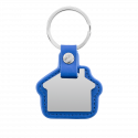 Gepersonaliseerde Gegraveerde Huis Sleutelhanger met Leer Gepersonaliseerde Gegraveerde Huis Sleutelhanger met Leer