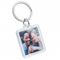 Gepersonaliseerde Acryl Foto Sleutelhanger - Vierkant Gepersonaliseerde Acryl Foto Sleutelhanger - Vierkant