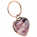 Gepersonaliseerde Luxe Hartvormige Sleutelhanger met Foto Gepersonaliseerde Luxe Hartvormige Sleutelhanger met Foto