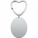 Gepersonaliseerde Ovale Gegraveerde Sleutelhanger met Foto van Hond of Kat Gepersonaliseerde Ovale Gegraveerde Sleutelhanger met Foto van Hond of Kat