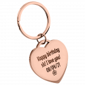 Gepersonaliseerde Luxe Hart Sleutelhanger met Foto van Hond of Kat