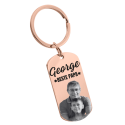 Gepersonaliseerde Gegraveerde Sleutelhanger met Foto - Beste vader Gepersonaliseerde Gegraveerde Sleutelhanger met Foto - Beste vader