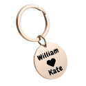 Gepersonaliseerde Ronde Sleutelhanger met Foto - voeg de Foto en Naam van je Hond of Kat toe Gepersonaliseerde Ronde Sleutelhanger met Foto - voeg de Foto en Naam van je Hond of Kat toe